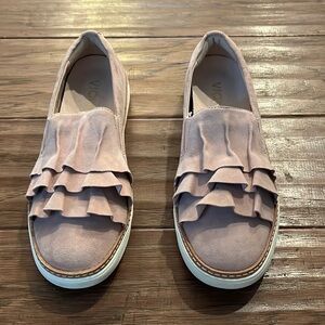 Vionic Mahalo Pink Suede Slip on Sneakers Size 5